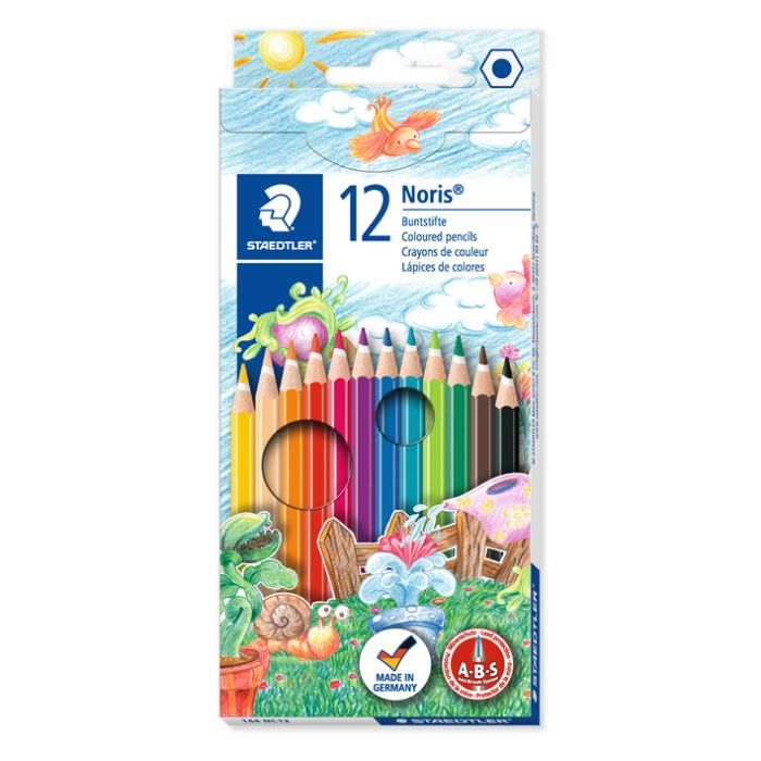 Staedtler Noris Club Coloured Pencils 12pk (144NC 12)