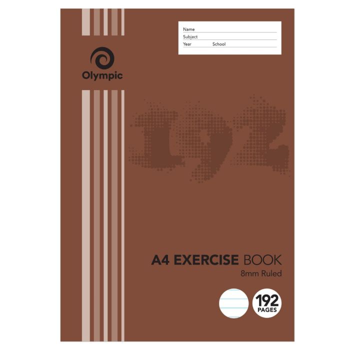 A4 192pg Exercise Book [Olympic]