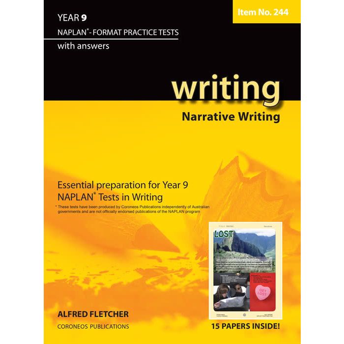 Writing Year 9 NAPLAN Format* Practice Tests (Writing Narratives) # 244