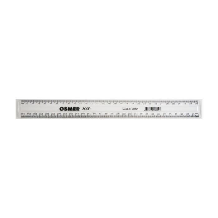 30cm plastic ruler