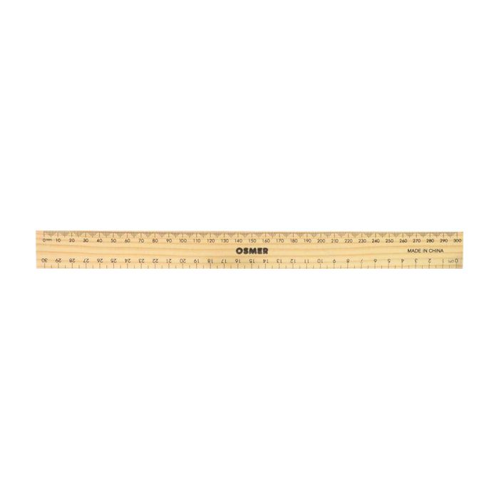 30cm wooden ruler
