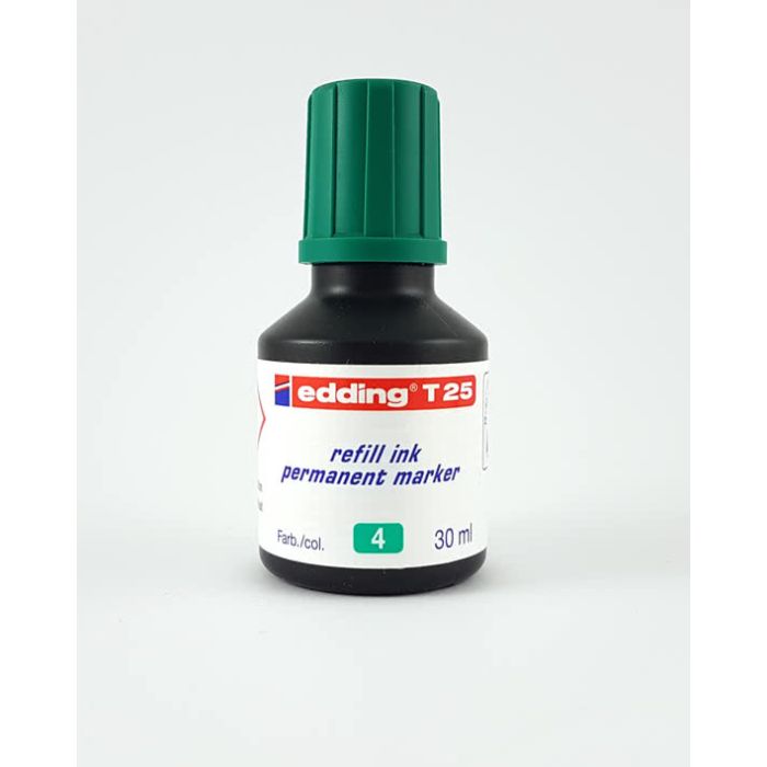 EDDING T25 Green Refill Ink (Colour 4) 30ml