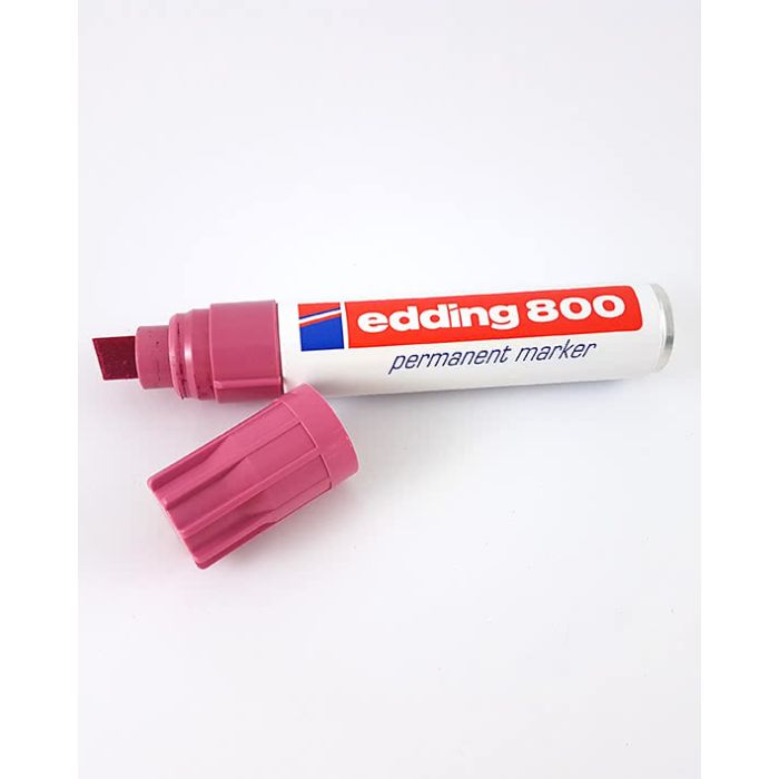 EDDING 800 Pink Permanent Marker (Colour 9)