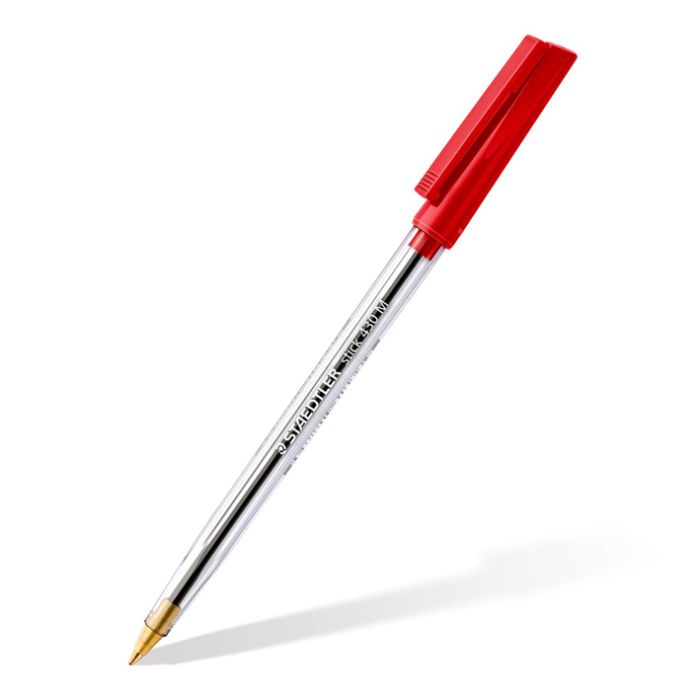 Red pen - Staedtler ballpoint pen stick 430 medium