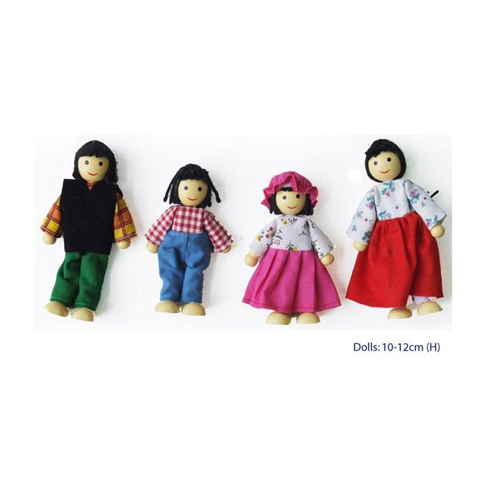 Doll Family 4pc - Asian (Ages 3+)