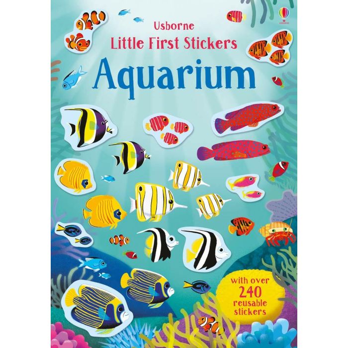 Usborne Little First Stickers - Aquarium (Ages 3+)