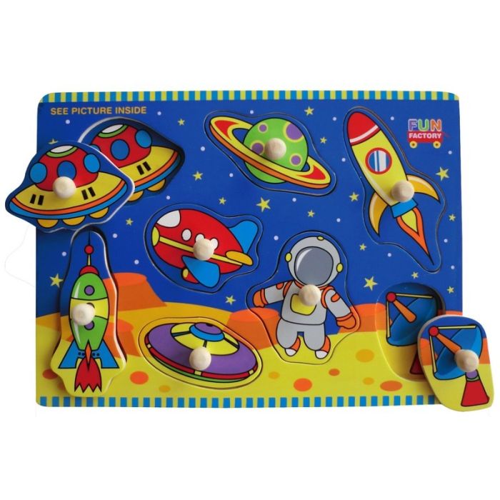 Space Peg Puzzle (Ages 2+)