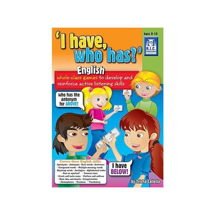 I Have Who Has English (Ages 8-10)