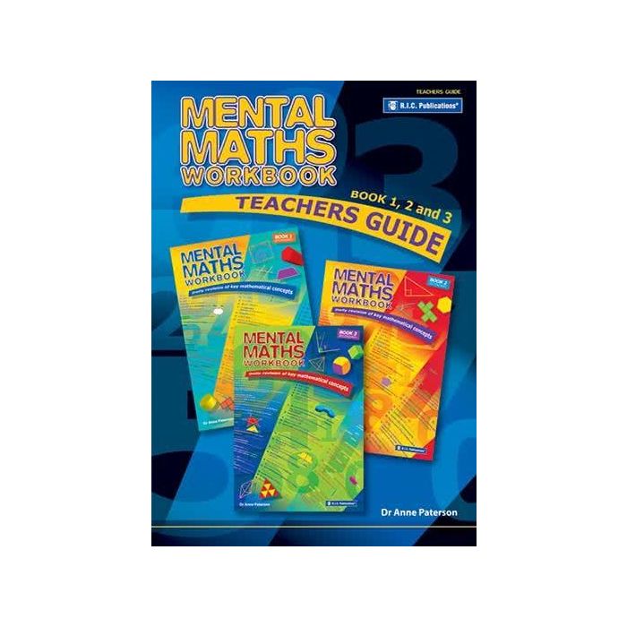 Mental Maths Workbook Teachers Guide Book 1, 2 and 3