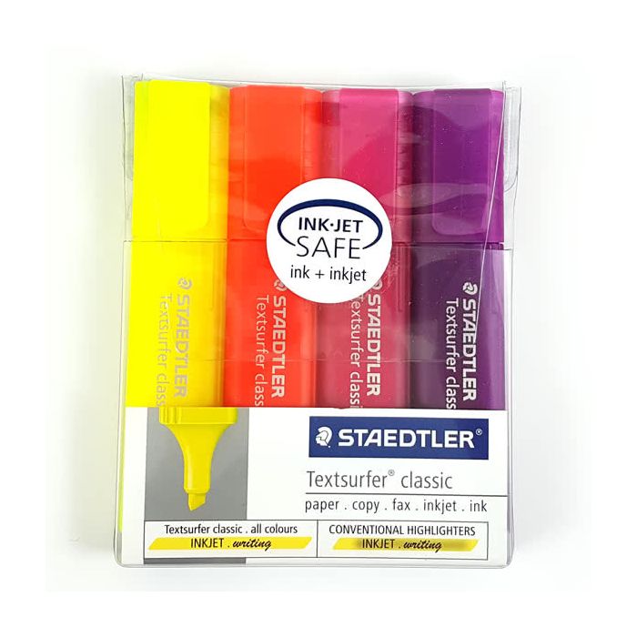 Staedtler Textsurfer Classic Highlighters 4pk