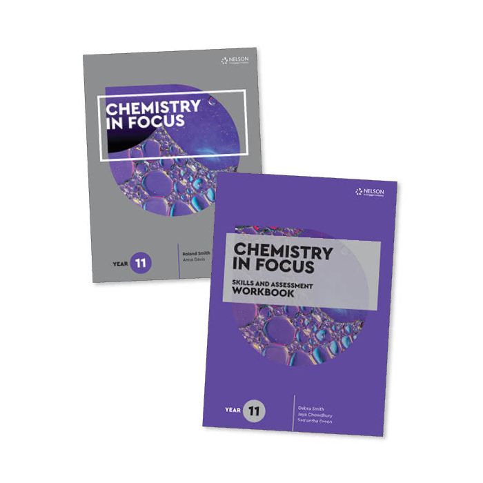 Chemistry in Focus Year 11 Student Book (5e) with Access Code and Skills & Assessment Workbook