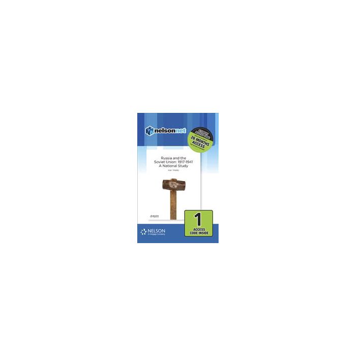 Nelson Modern History: Russia and the Soviet Union: 1917-1941 A National Study Digital (Code Emailed) [Temporarily out of stock]