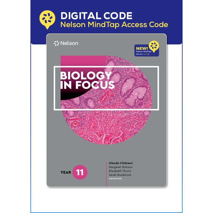 Biology in Focus Year 11 (2e) Nelson MindTap Digital (Code Emailed) [Temporarily out of stock]