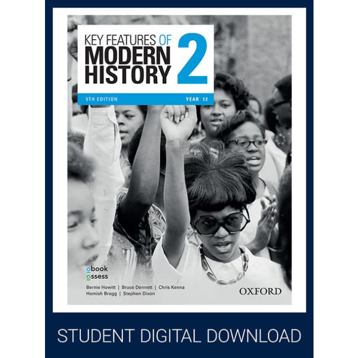 Key Features of Modern History 2 Year 12 Student obook assess (Code Emailed)