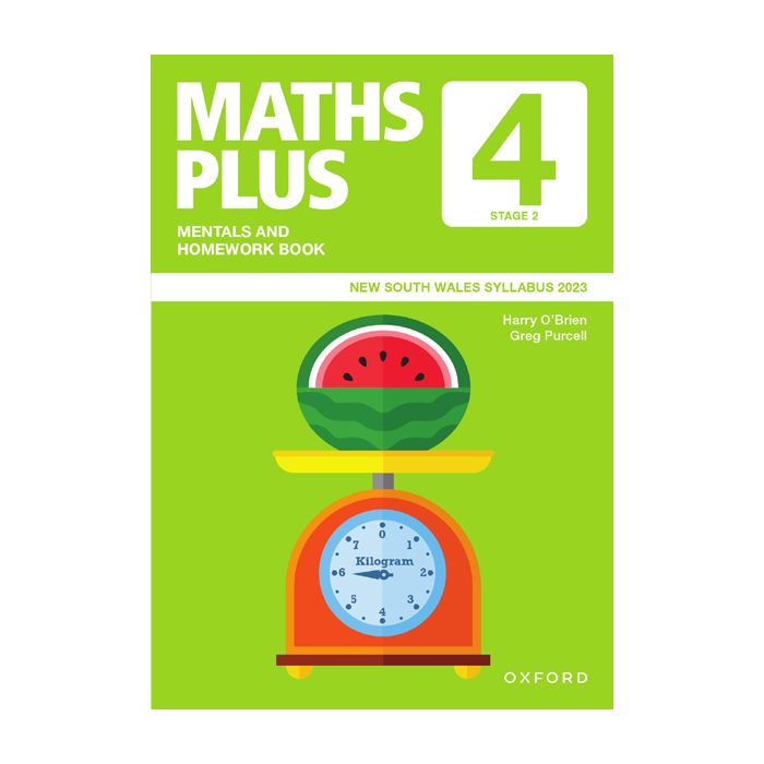 Maths Plus NSW Mentals and Homework Book Year 4, 2023 Syllabus