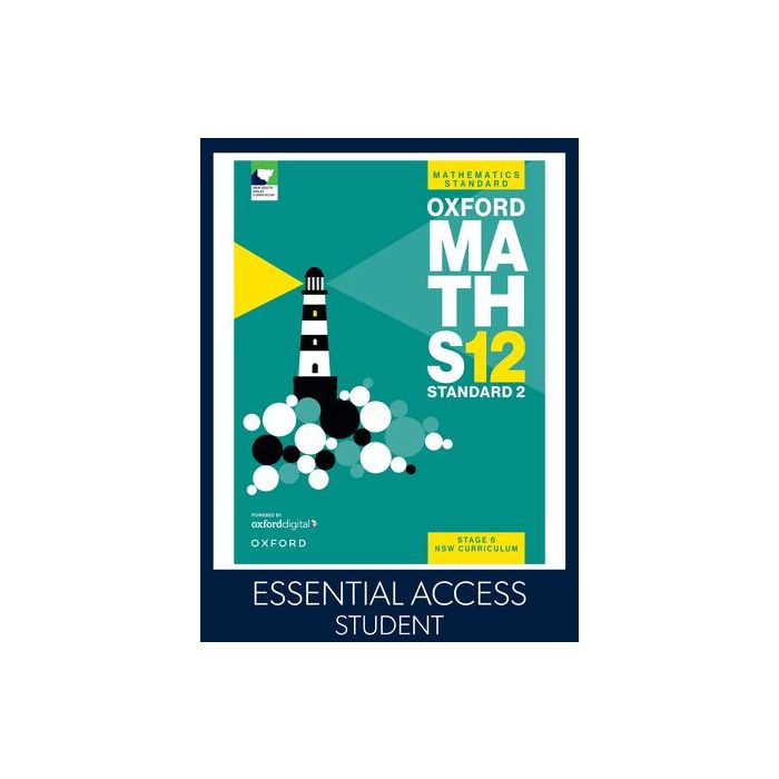 Oxford Maths Standard 2 Year 12 NSW Stage 6 Essential Digital (Code Emailed)