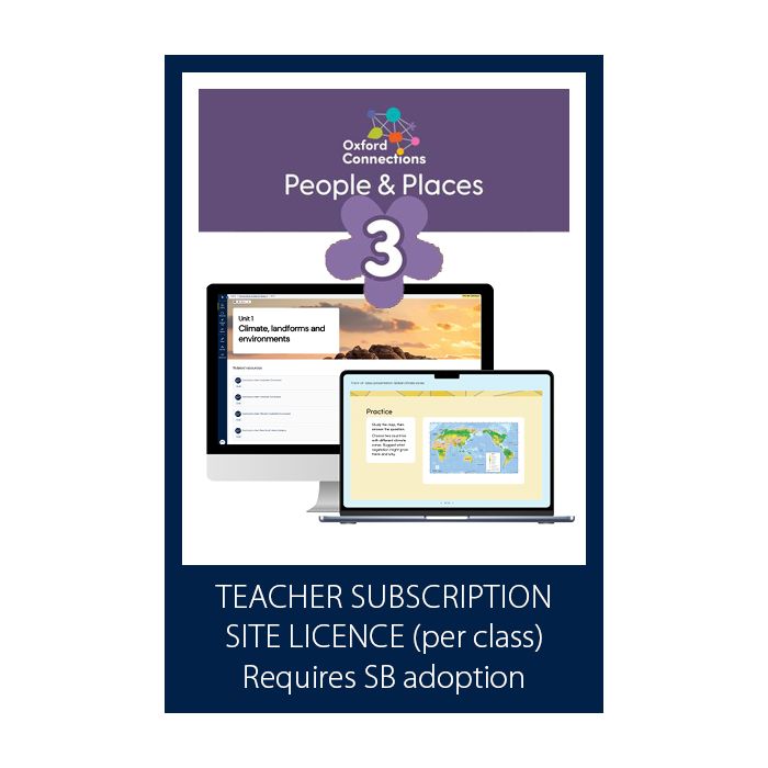 [Pre-order] Oxford Connections: People & Places Teacher Subscription Site Licence Y3 (with SB adoption) [Due Nov 2026]