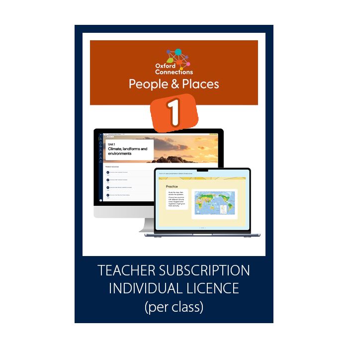 [Pre-order] Oxford Connections: People & Places Teacher Subscription Individual Licence Y1 (digital only) [Due Nov 2026]