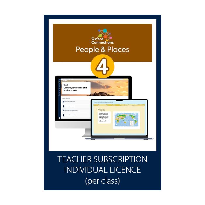 [Pre-order] Oxford Connections: People & Places Teacher Subscription Individual Licence Y4 (digital only) [Due Nov 2026]