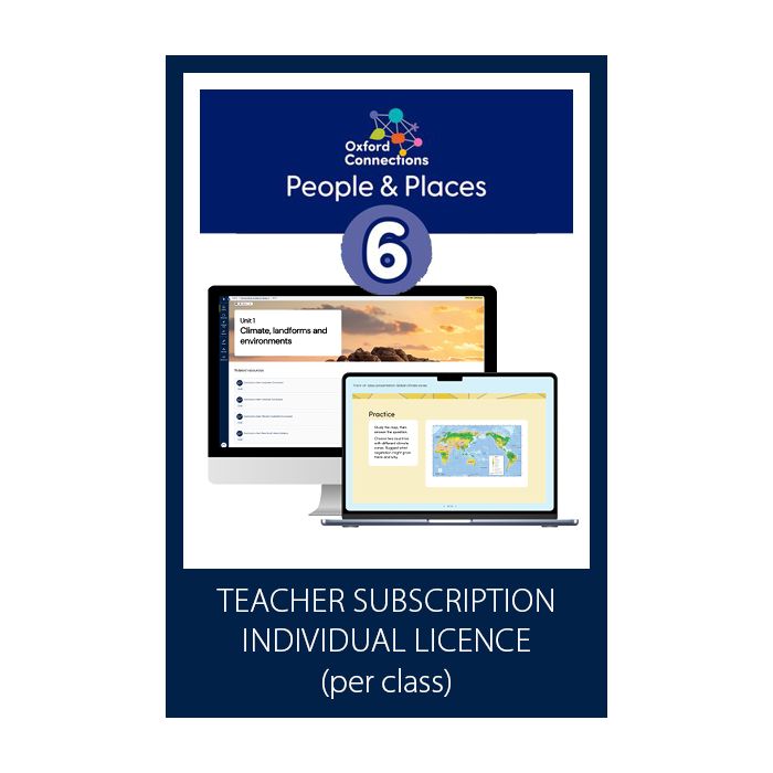 [Pre-order] Oxford Connections: People & Places Teacher Subscription Individual Licence Y6 (digital only) [Due Nov 2026]