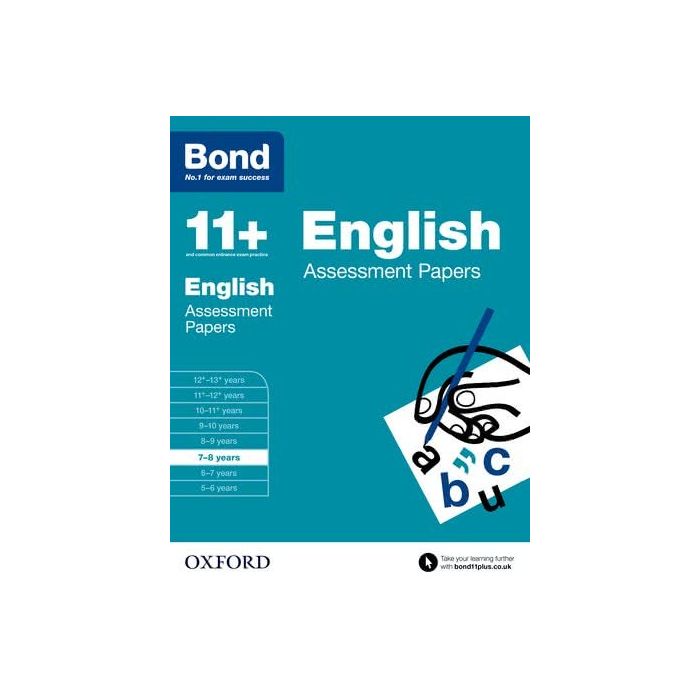Bond 11+: English Assessment Papers for 7 to 8 years