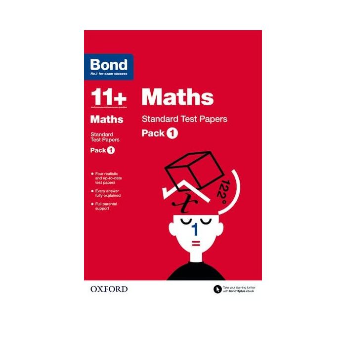 Bond 11+: Maths: Standard Test Papers Pack 1