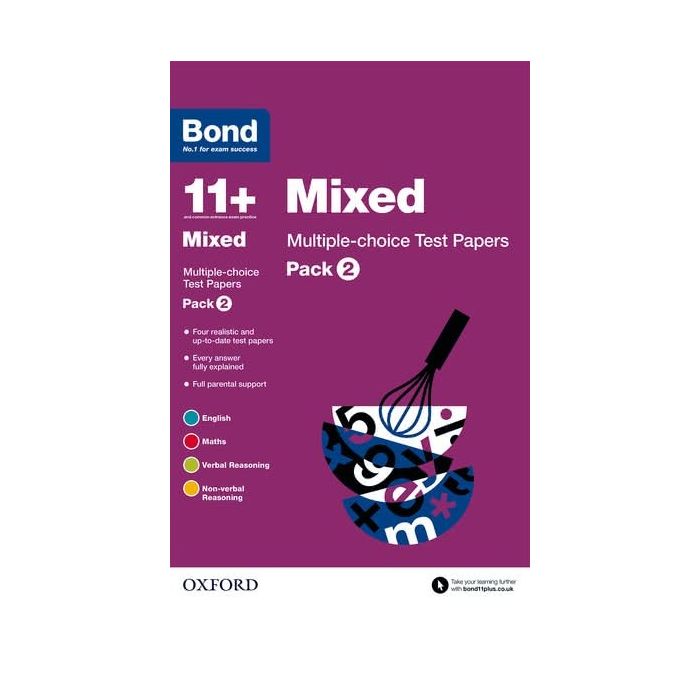 Bond 11+: Mixed: Multiple-choice Test Papers Pack 2