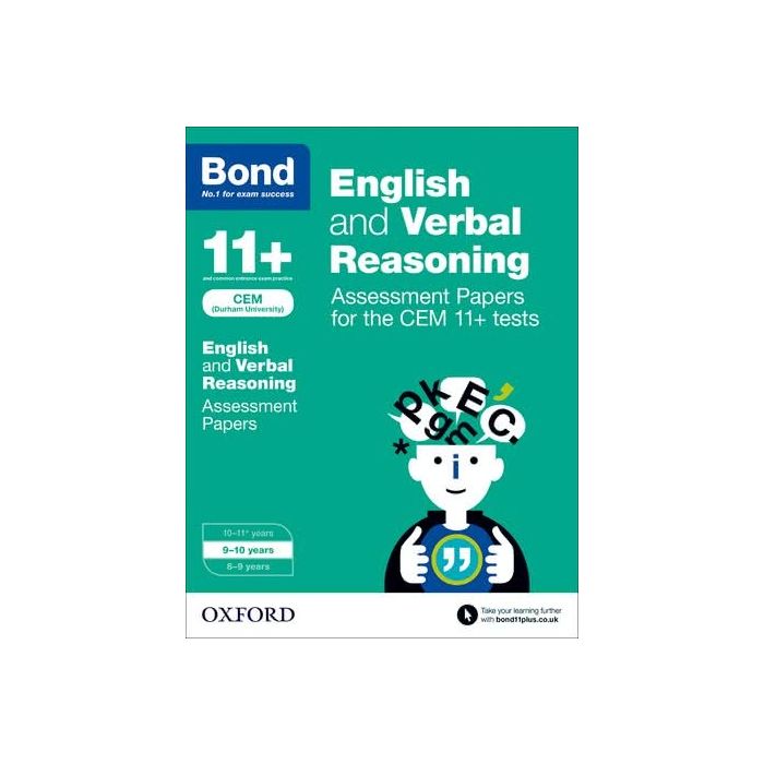 Bond 11+: English and Verbal Reasoning: Assessment Papers for CEM for 9 to 10 years