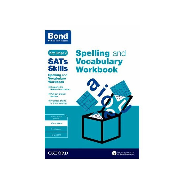 Bond SATs Skills Spelling and Vocabulary Workbook 10-11 years (Pack of 15)