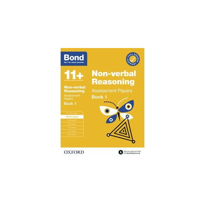 Bond 11+: Non-verbal Reasoning Assessment Papers for 10-11 yrs Book 1 (2020 Edition)