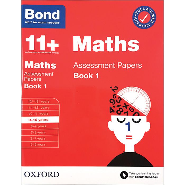 Bond 11+: Maths Assessment Papers for 9-10 yrs Book 1 (2020 Edition)