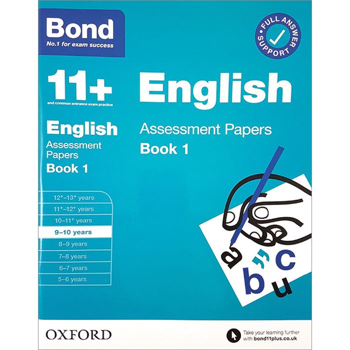 Bond 11+: English Assessment Papers for 9-10 yrs Book 1 (2020 Edition)