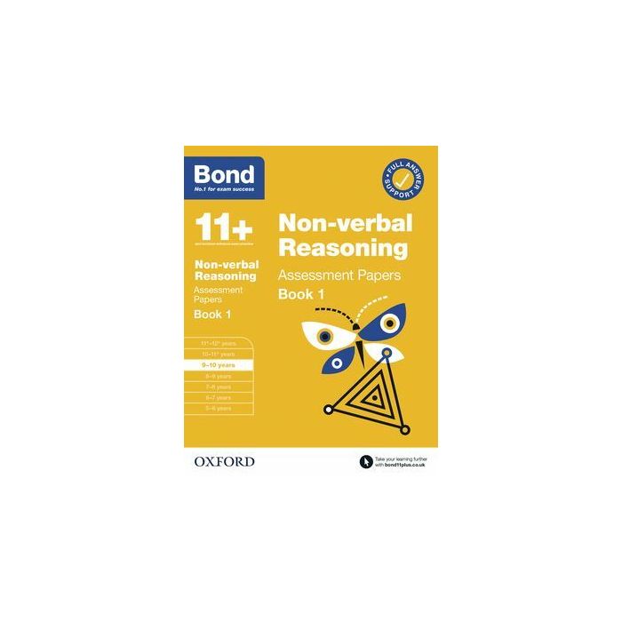 Bond 11+: Non-verbal Reasoning Assessment Papers for 9-10 yrs Book 1 (2020 Edition)