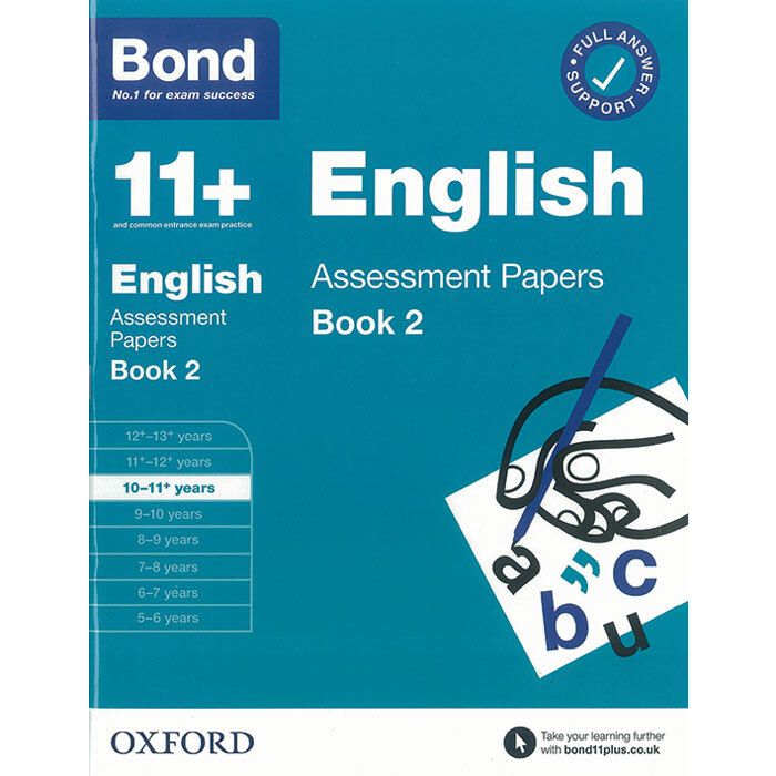 Bond 11+: English Assessment Papers for 10-11 yrs Book 2 (2020 Edition)