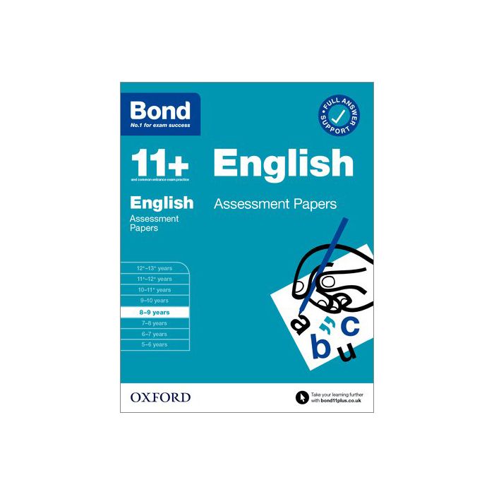 Bond 11+: English Assessment Papers for 8-9 yrs