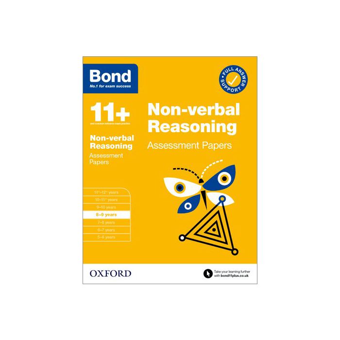 Bond 11+: Non-verbal Reasoning Assessment Papers for 8-9 yrs