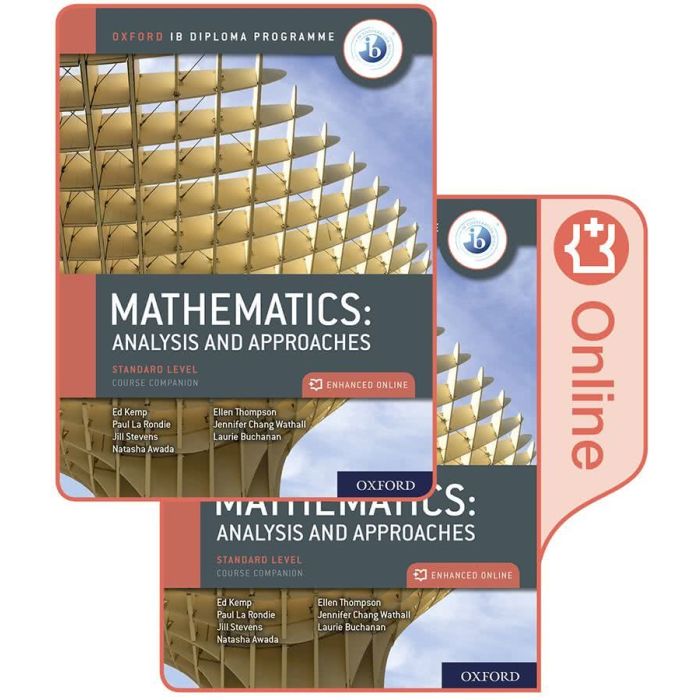 Oxford IB Diploma Programme: IB Mathematics: analysis and approaches SL, (Print and Online)