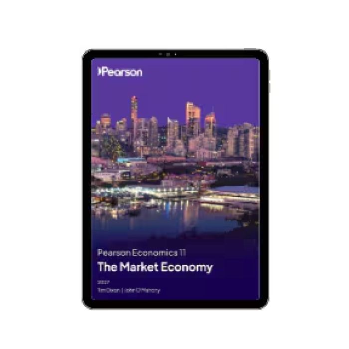 [Pre-order] Pearson Economics 11: The Market Economy 2027 eBook (Code Emailed) [Due Nov 2026]