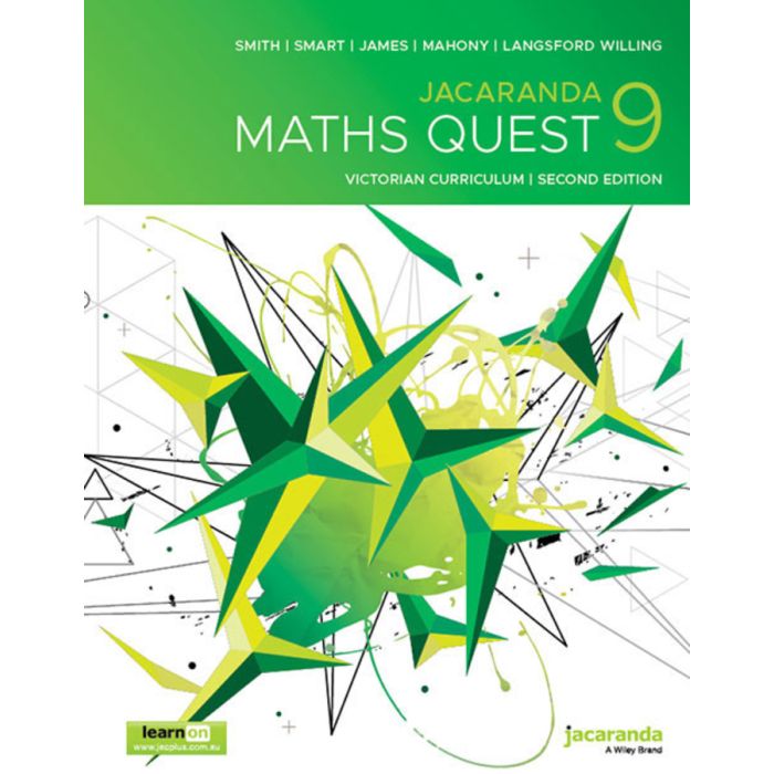 Jacaranda Maths Quest 9 Victorian Curriculum 3E learnON and Print