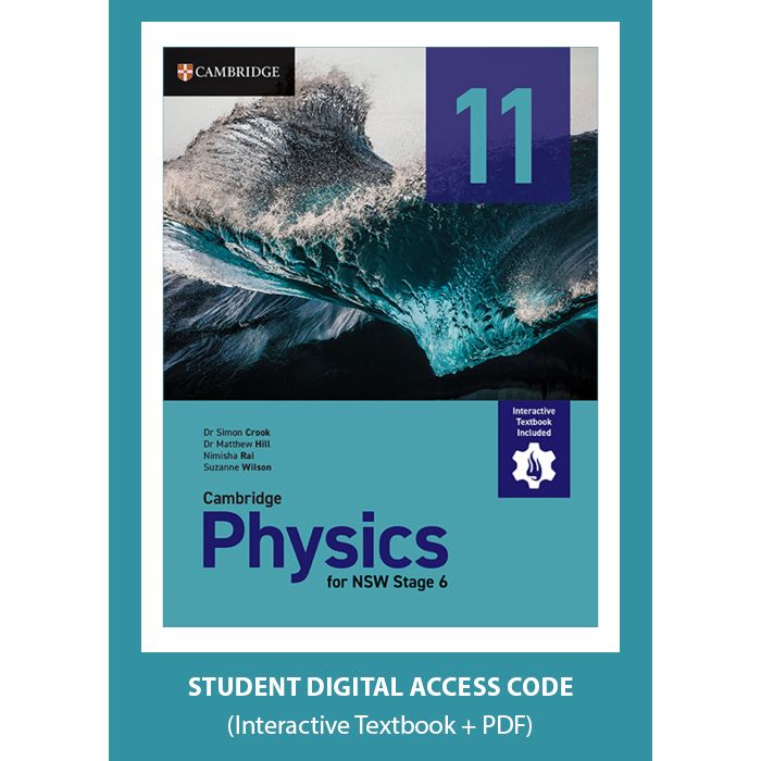 [Pre-order] Cambridge Physics for NSW Stage 6 Year 11 Digital (Code Emailed) [Due Oct 2026]