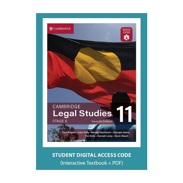 [Pre-order] Cambridge Legal Studies NSW Stage 6 Year 11 7e Digital (Code Emailed) [Due end Oct 2026]