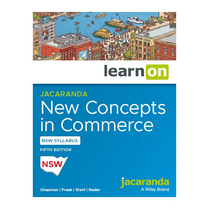Jacaranda New Concepts in Commerce NSW 5e learnON (Code Emailed)