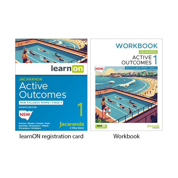 [Pre-order] Jacaranda Active Outcomes 1 Stage 4 NSW Syllabus 4e learnON + Workbook