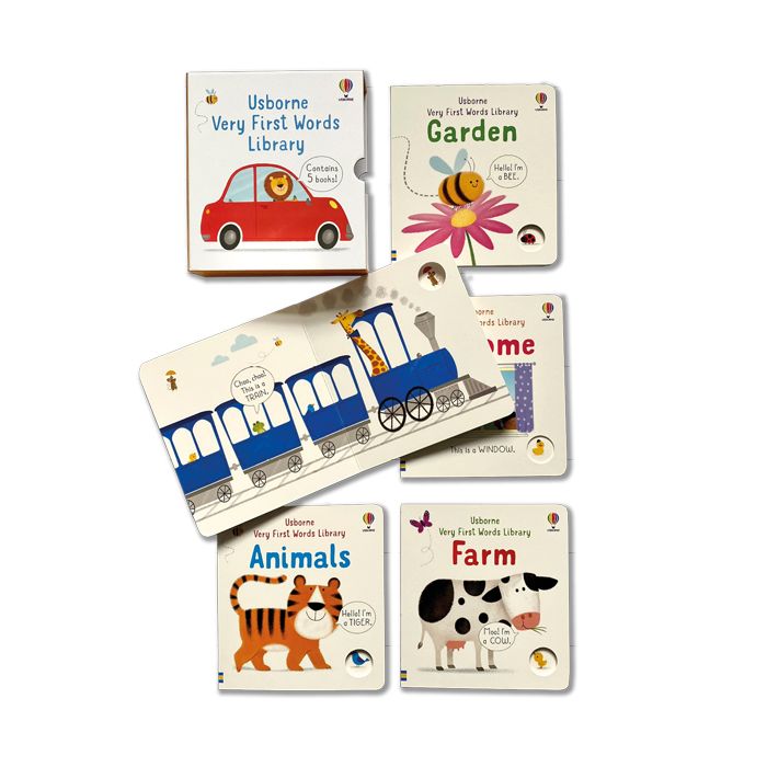 Usborne Very First Words Library (5-book set)