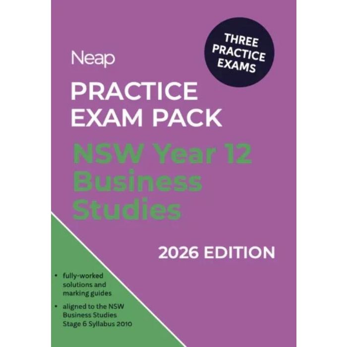 Neap Practice Exam Pack: NSW Year 12 Business Studies 2026 Edition (3 Exams)