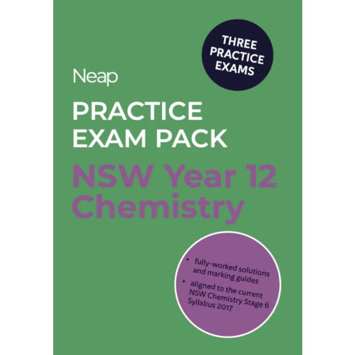 Neap Practice Exam Pack: NSW Year 12 Chemistry 2026 Edition (3 Exams)