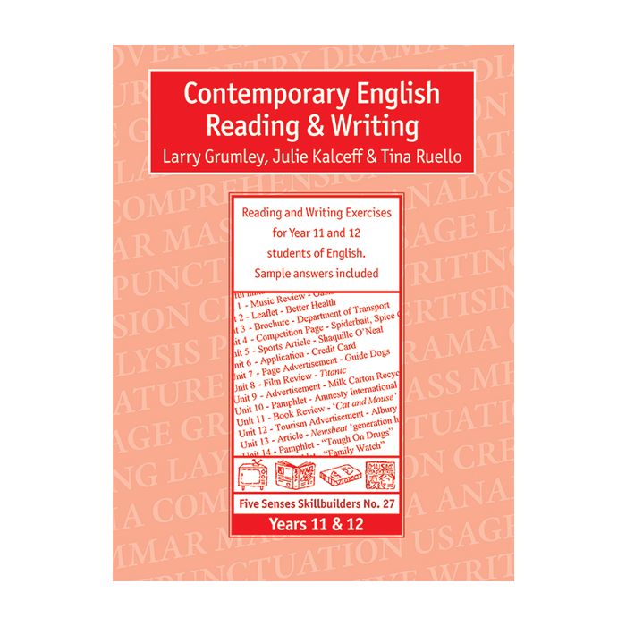 Contemporary English Reading & Writing for Years 11 & 12