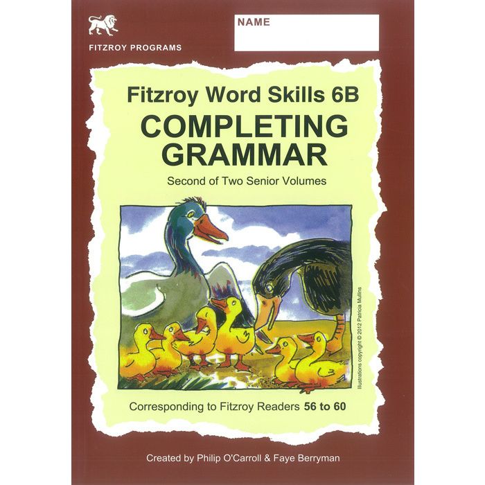 Fitzroy Word Skills 6B