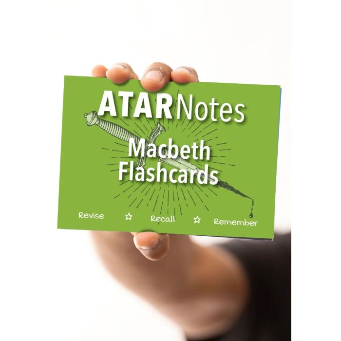 ATAR Notes Macbeth Flashcards