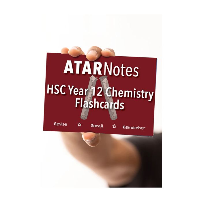 ATAR Notes: HSC Year 12 Chemistry Flashcards